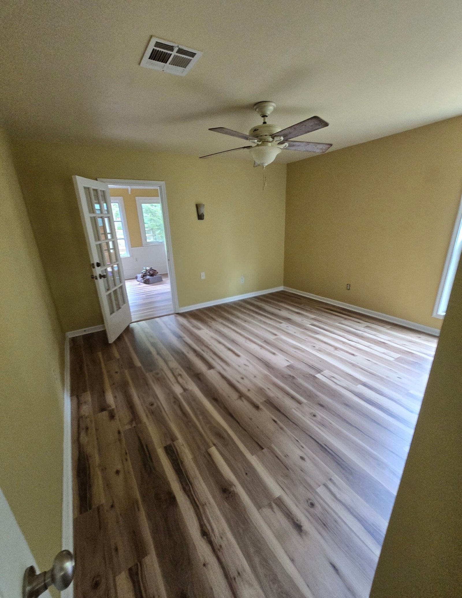 Finished flooring work by Bayou Property Solutions