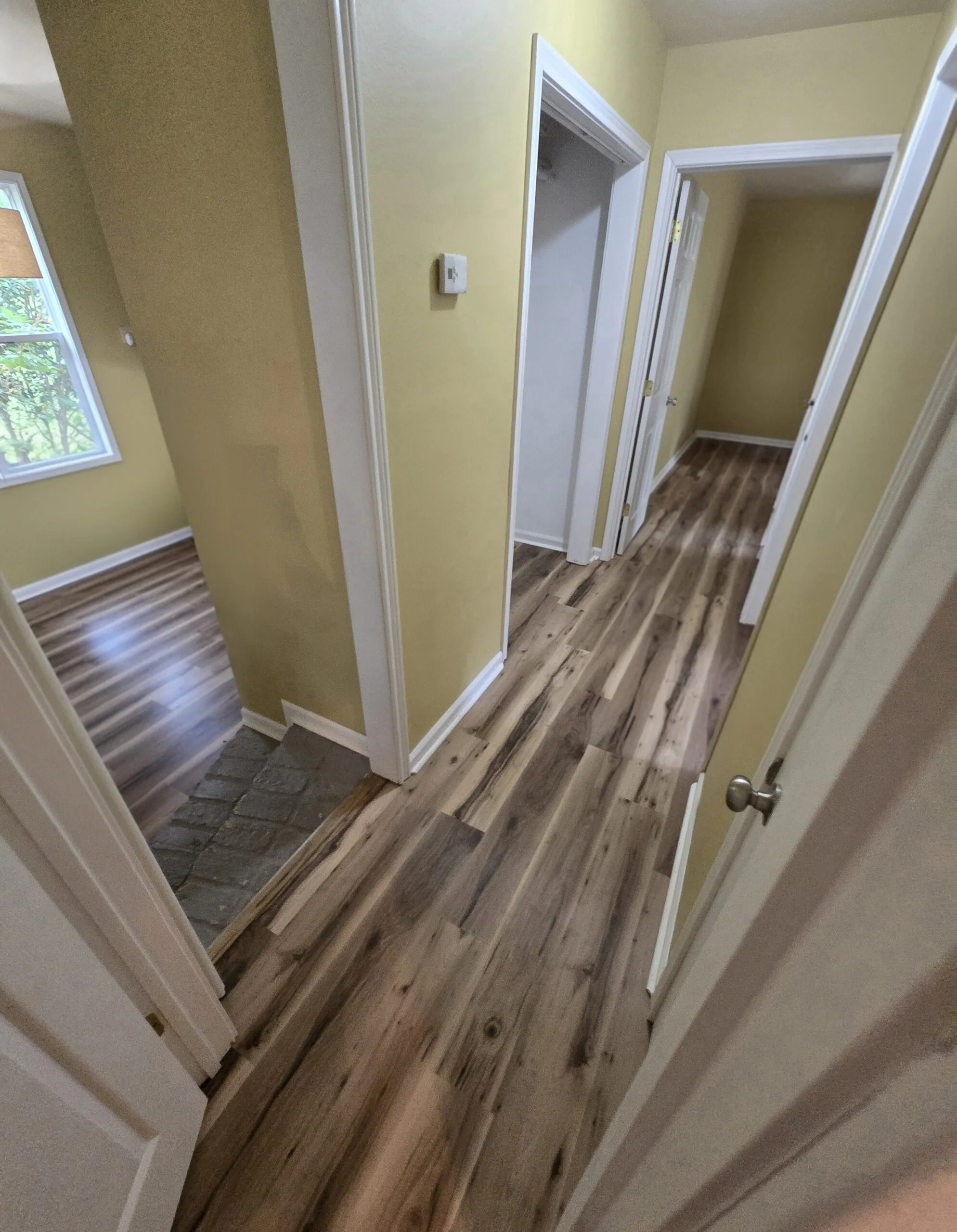 Finished residential flooring